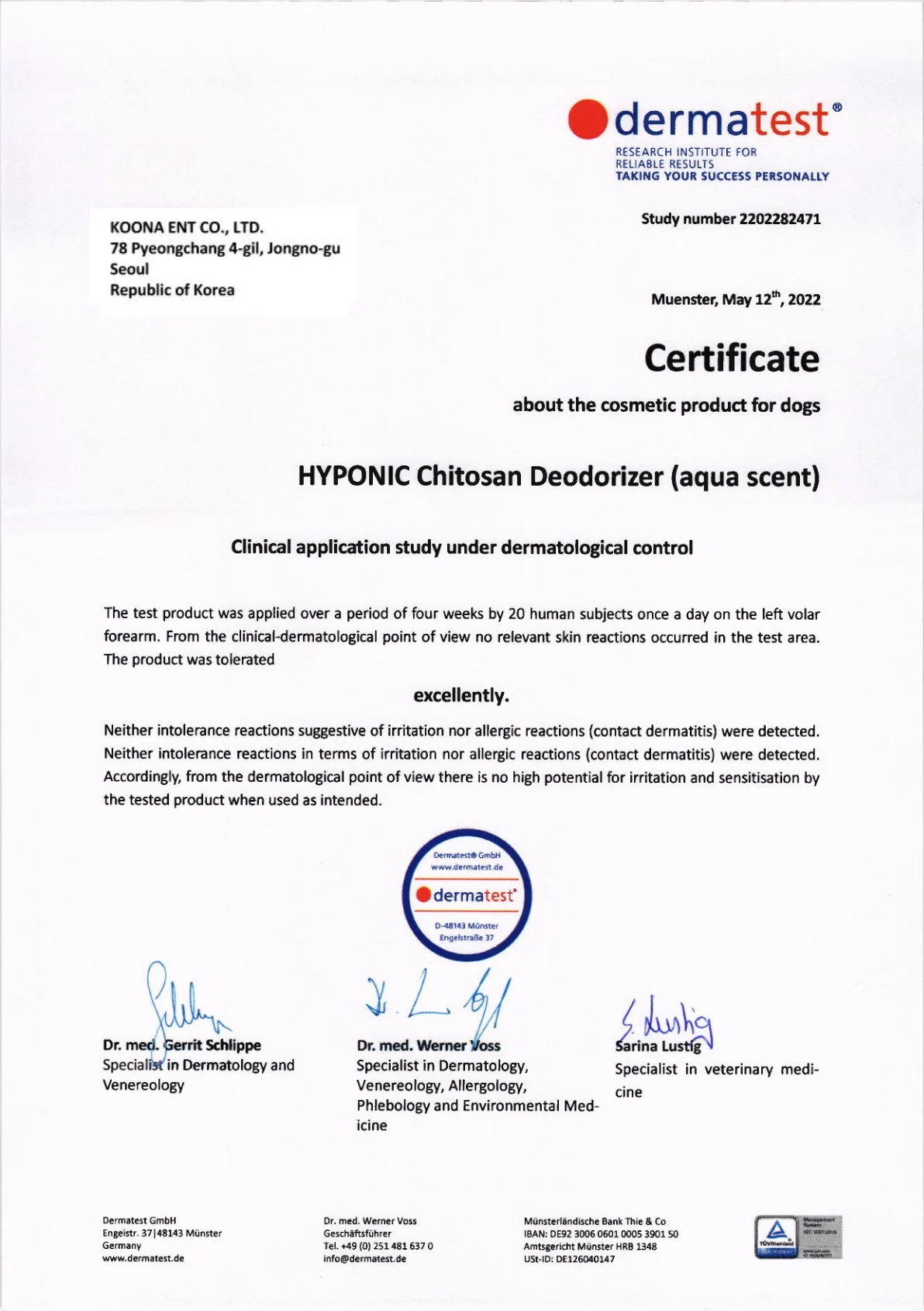 HYPONIC Deo Ocean splash scent - Image 2