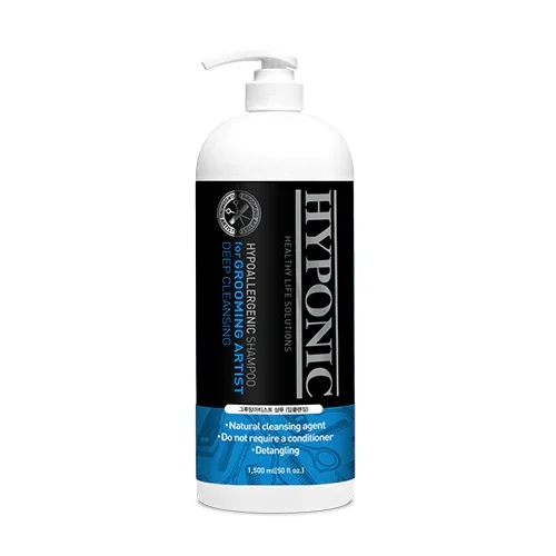 HYPONIC Grooming Artist Deep Cleanse & Volume – Profesionalni šampon za dubinsko čišćenje i volumen dlake, 1,5 L