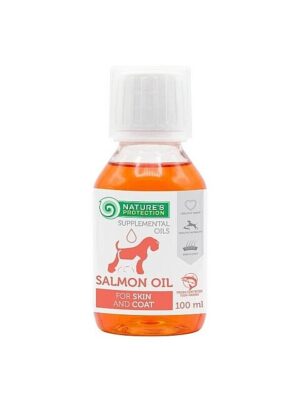 NATURE'S PROTECTION lososovo ulje, za odrasle pse i mačke, za zdravu kožu i sjajnu dlaku 100 ml