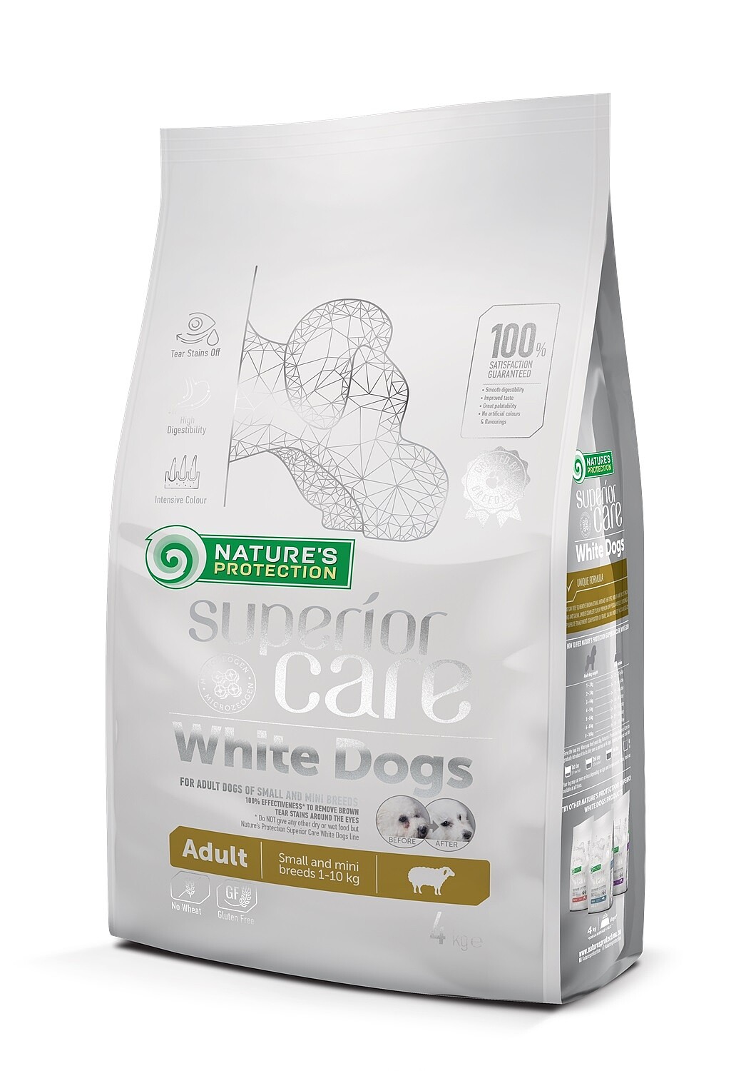 NATURE'S PROTECTION SUPERIOR CARE dry pet food with lamb protein for adult dogs of small and mini breeds 4 kg-janjetinom