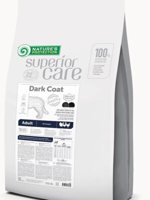 NATURE'S PROTECTION SUPERIOR CARE dry food for adult dogs of all breeds with black coat with poultry 10 kg