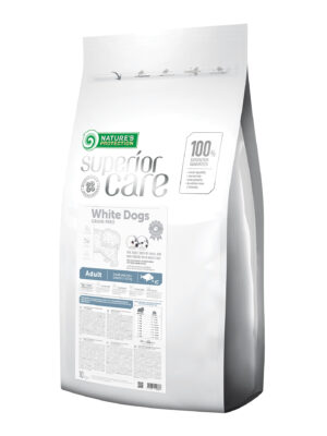 Nature’s Protection Superior Care White Dogs Grain Free – White Fish Dry Food for Adult Small & Mini Breeds 10kg-bijelom ribom