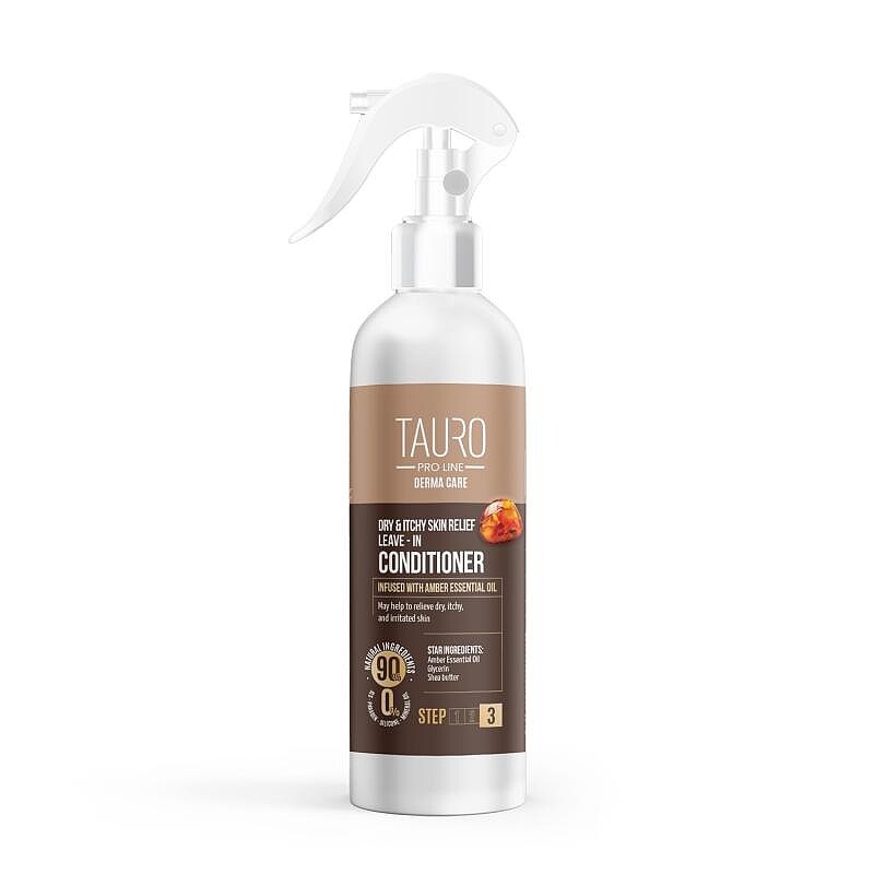 TAURO PRO LINE Derma Care Dry & Itchy Skin Relief Leave-In Conditioner 250ml-sprej regenerator za suhu kožu sklonu svrbežu