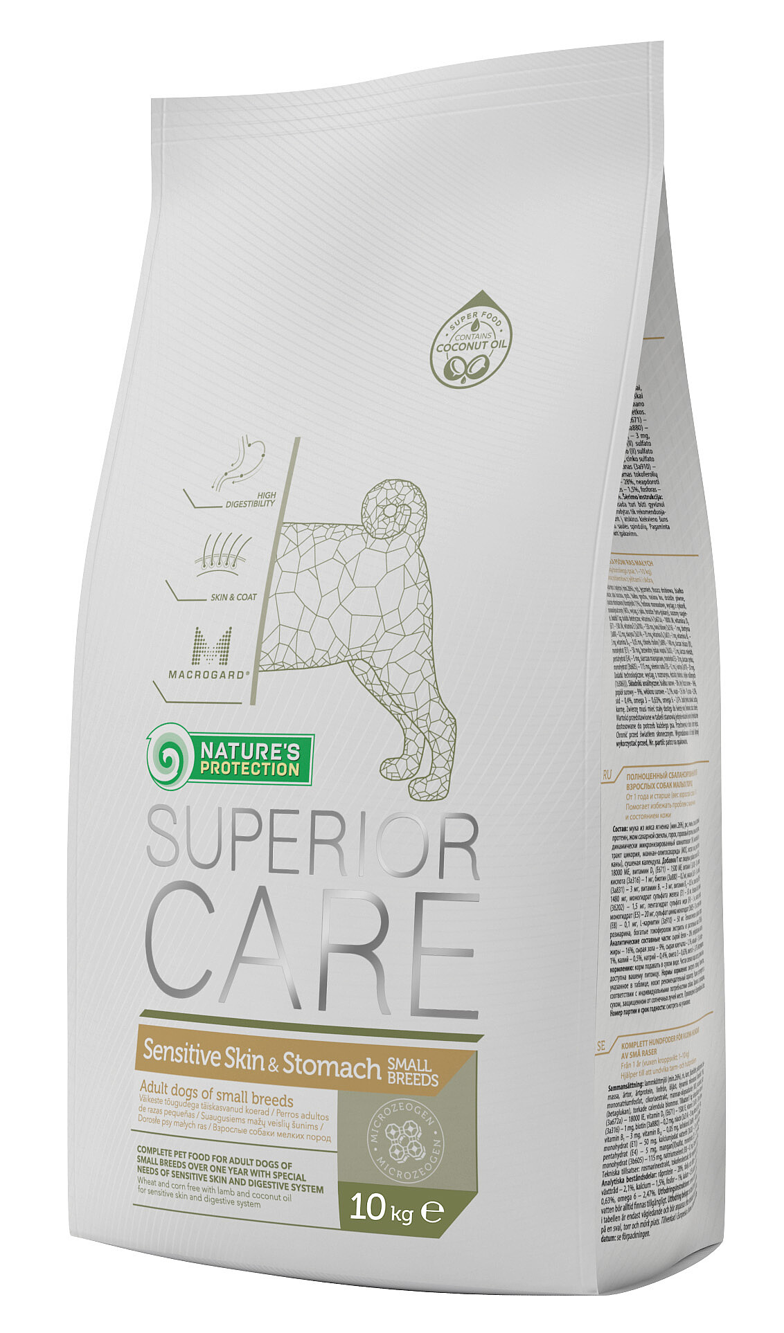 Nature's Protection Superior Care Sensitive Skin and Stomach small breed 10kg